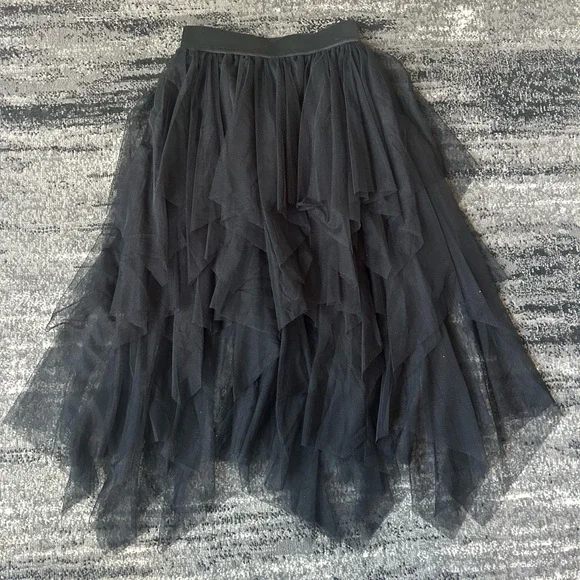 URBAN COCO Layered Tulle Midi Skirt - Picture 9 of 9